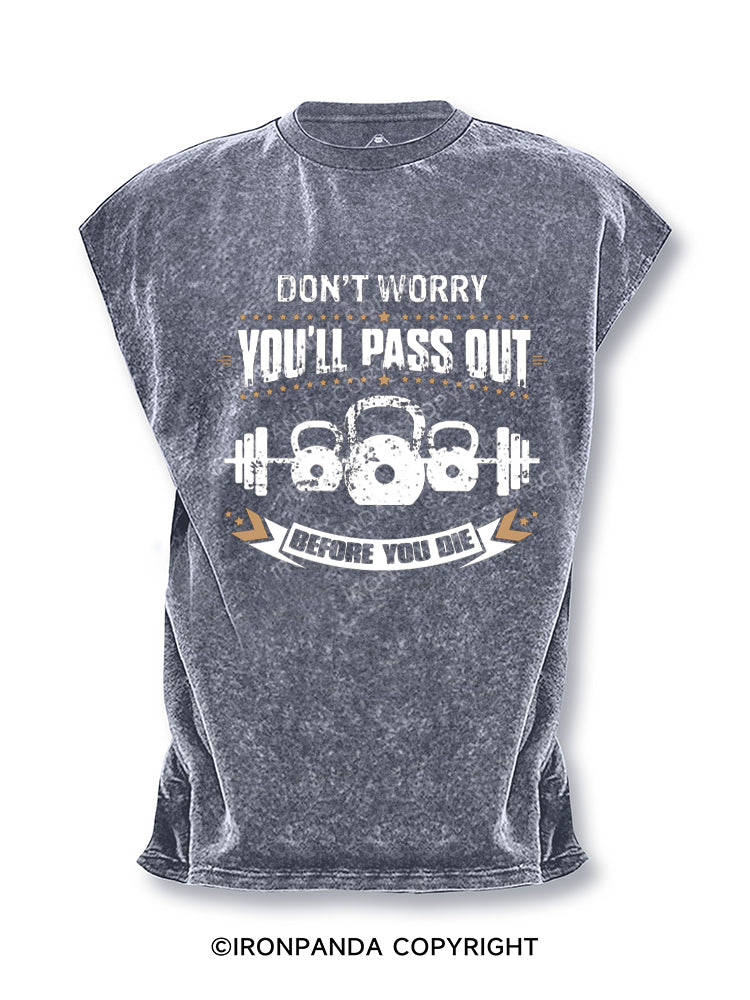 Strong Cat Kettlebell Cut Off Tank