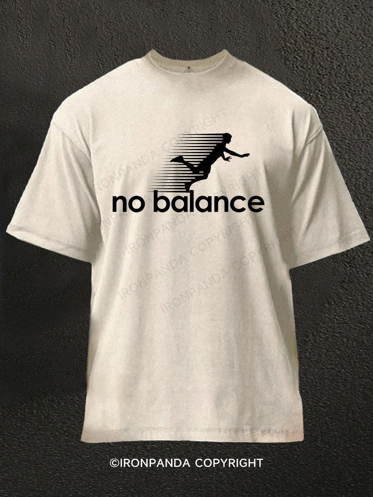 No Balance Washed Gym Shirt