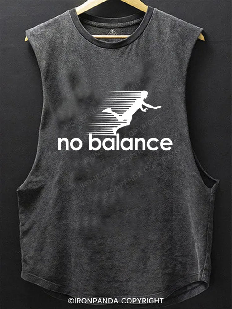 No Balance SCOOP BOTTOM COTTON TANK
