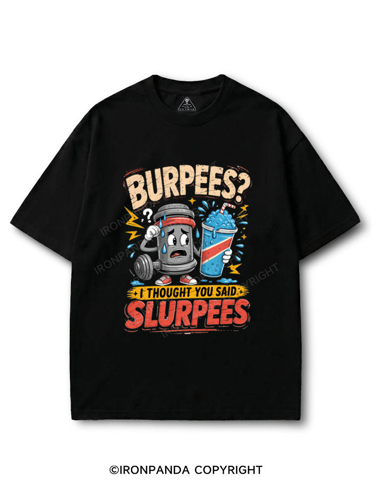 Funny Burpees Slurpees COTTON PUMP COVER