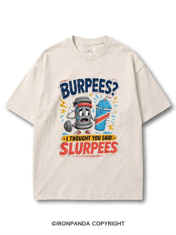 Funny Burpees Slurpees COTTON PUMP COVER
