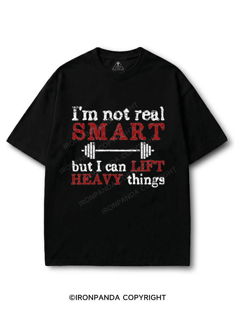 I'm Not Real Smart But I Can Lift Heavy Things COTTON PUMP COVER
