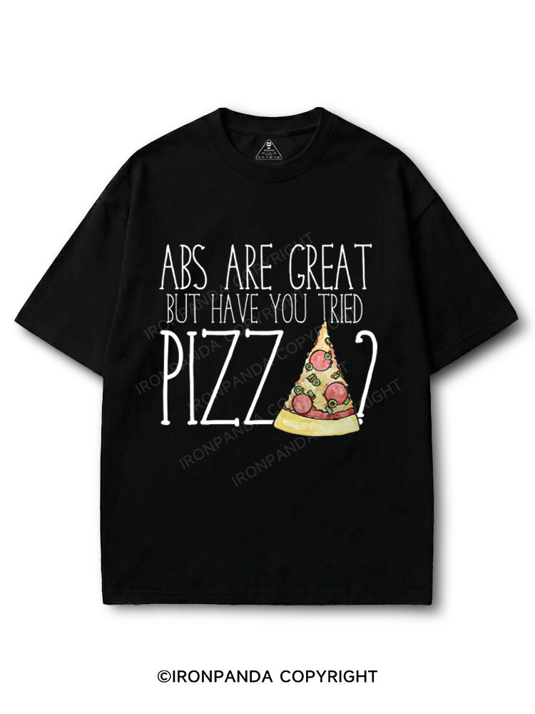 Abs are nice but have you tried PIZZA? COTTON PUMP COVER