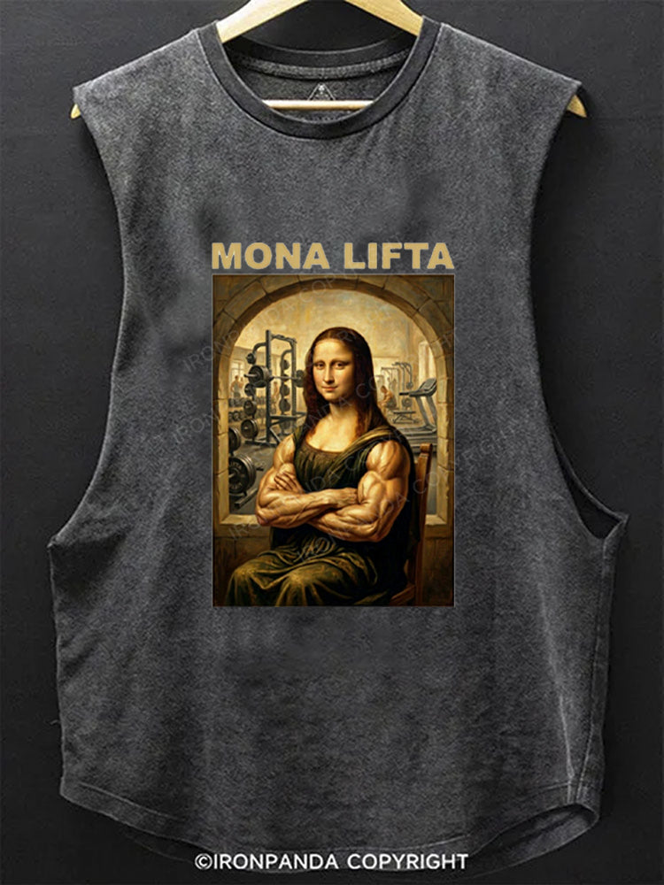 Mona Lifta Muscle Mona SCOOP BOTTOM COTTON TANK