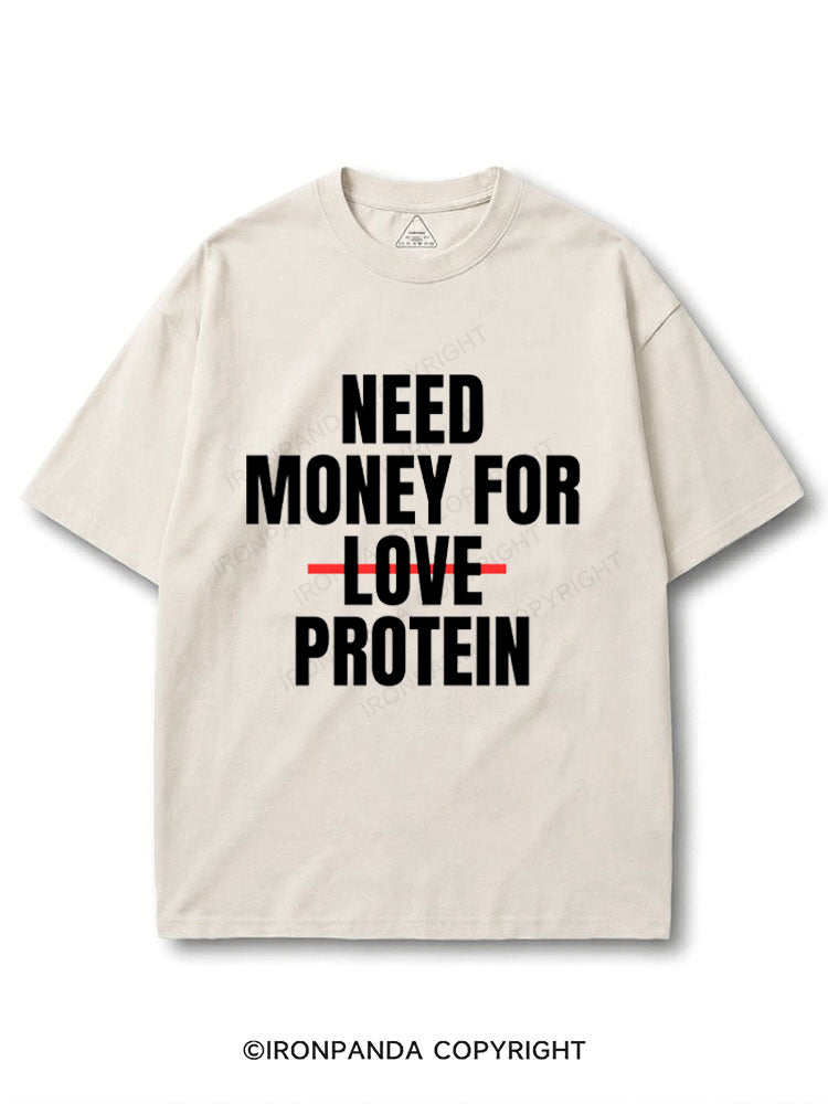 Need Money For Protein COTTON PUMP COVER