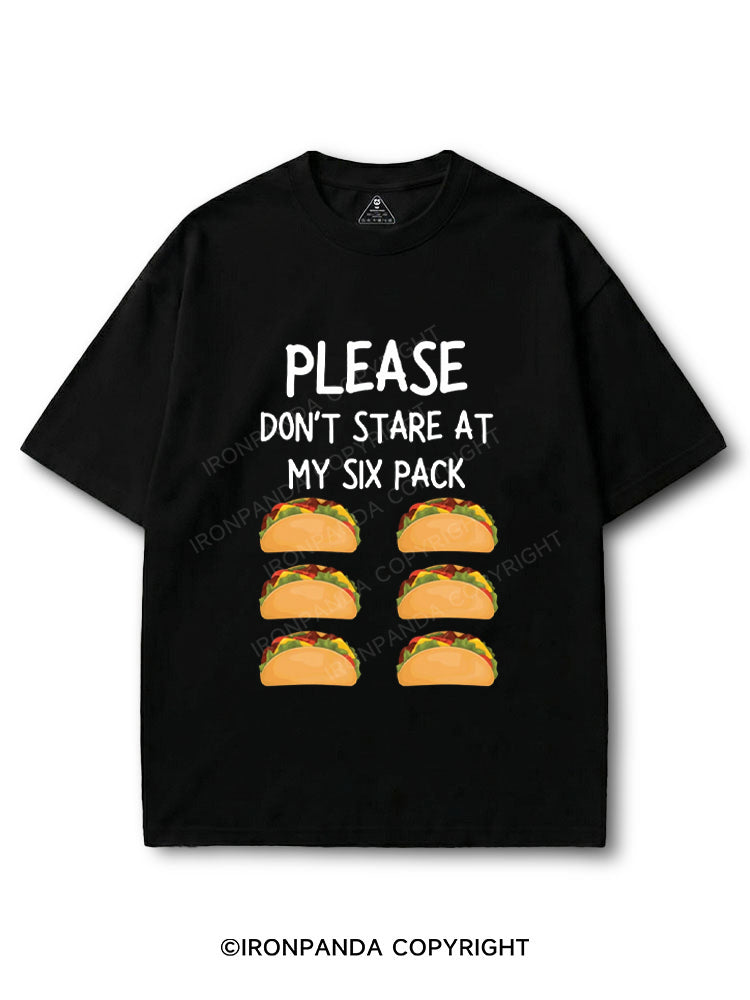 please don't stare at my six pack COTTON PUMP COVER