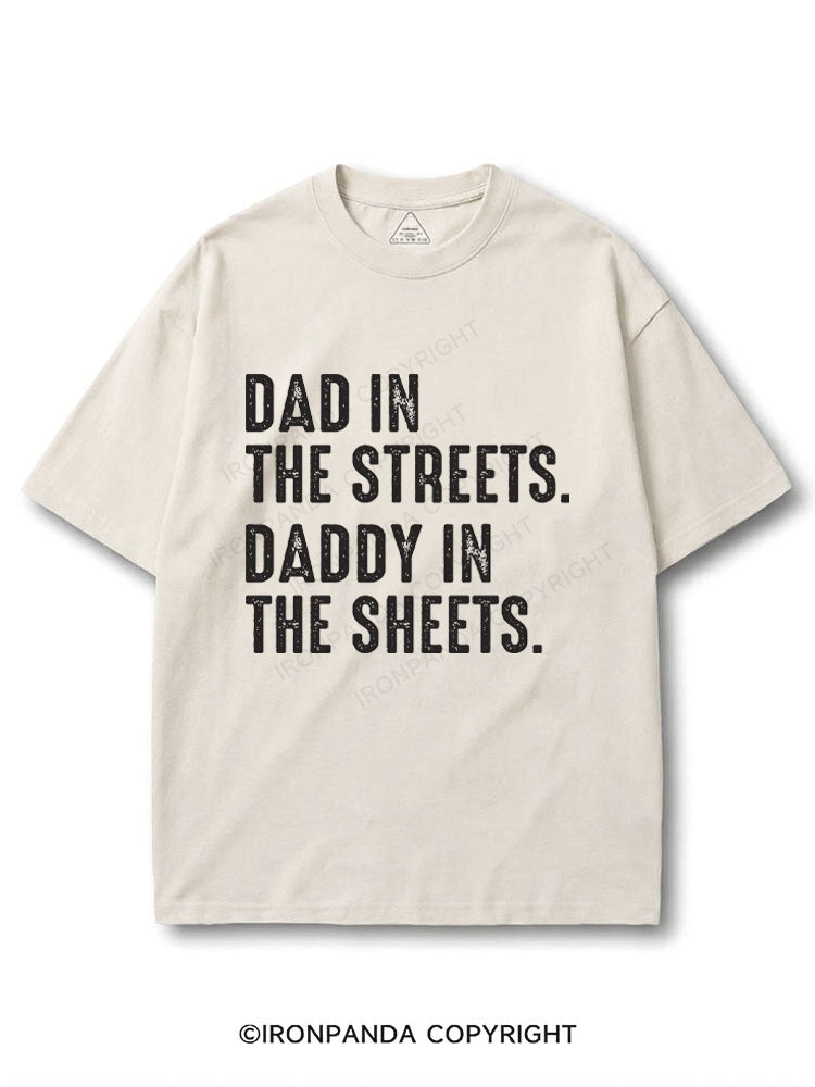 Dad in The Streets Daddy in The Sheets COTTON PUMP COVER