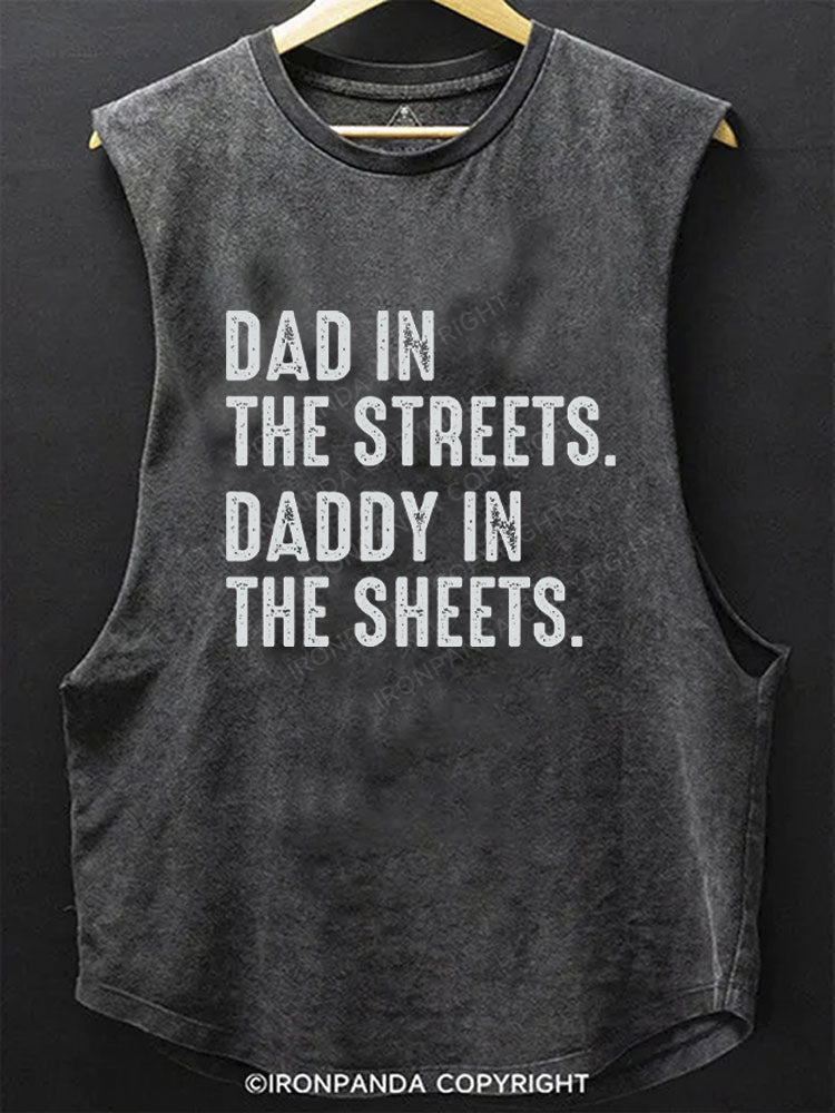 Dad in The Streets Daddy in The Sheets SCOOP BOTTOM COTTON TANK