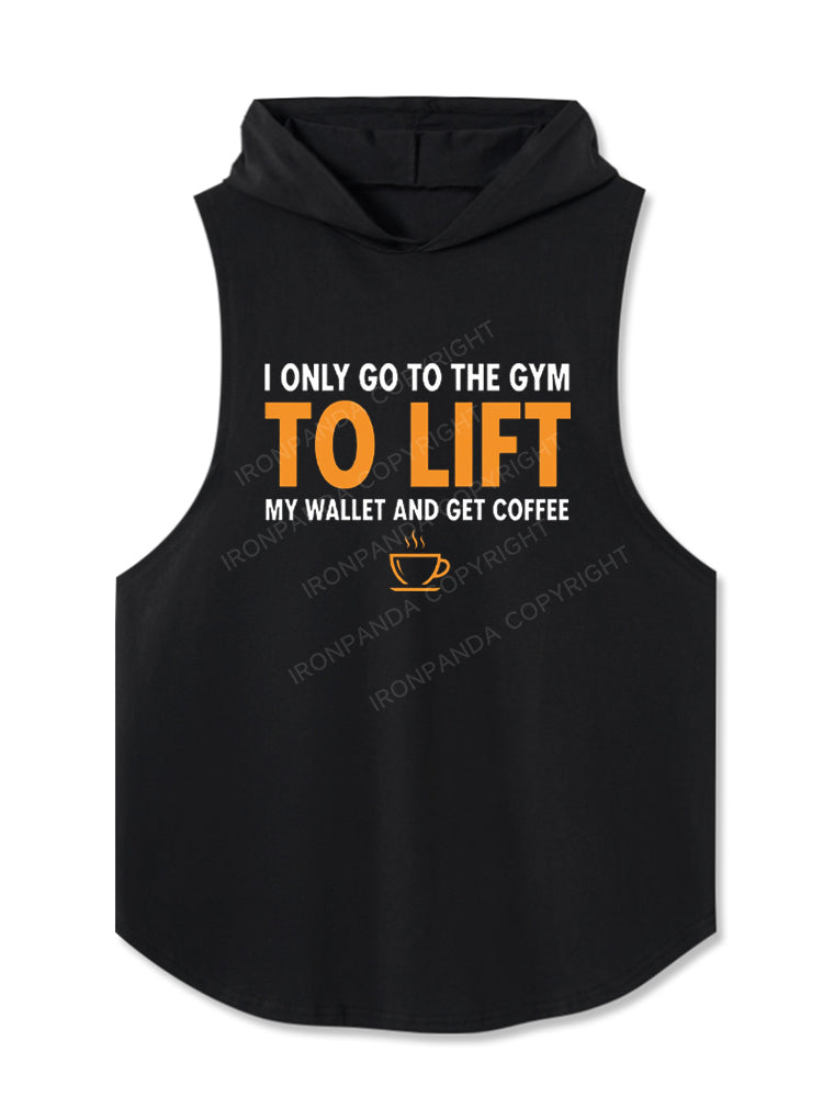 I get enough exercise just pushing my luck Hooded Tank