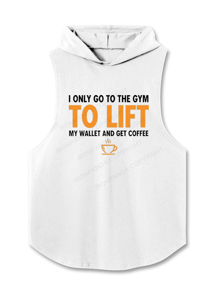 I get enough exercise just pushing my luck Hooded Tank