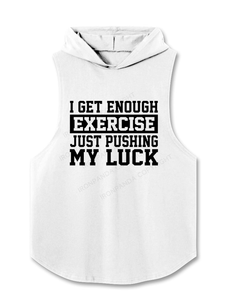 I Only Go To The Gym To Lift My Wallet And Get Coffee Hooded Tank
