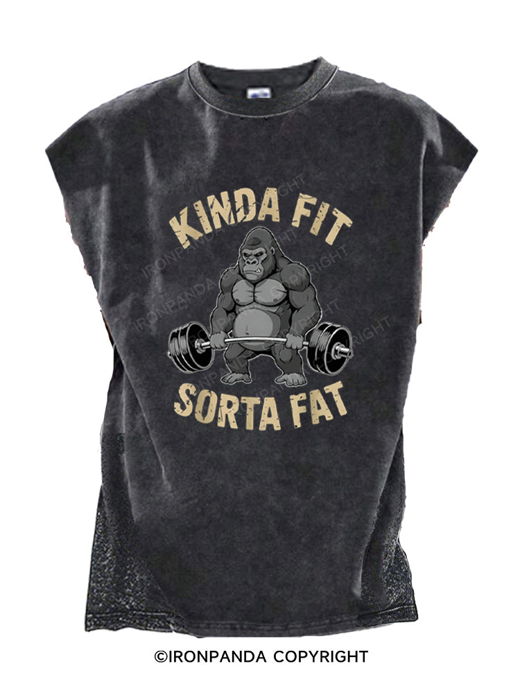 Kinda Fit Sorta Fat Gorilla Cut Off Tank