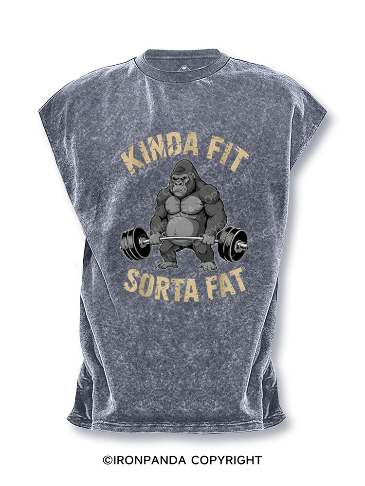 Kinda Fit Sorta Fat Gorilla Cut Off Tank
