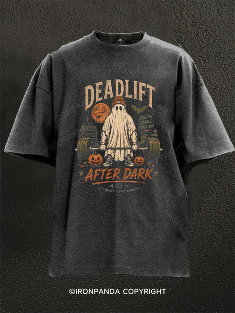 Deadlift After Dark Ghost Washed Gym Shirt