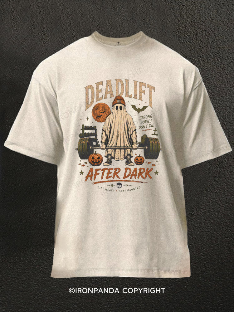 Deadlift After Dark Ghost Washed Gym Shirt