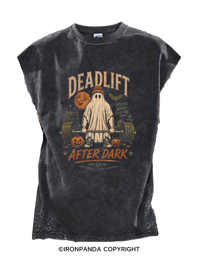 Deadlift After Dark Ghost Cut Off Tank