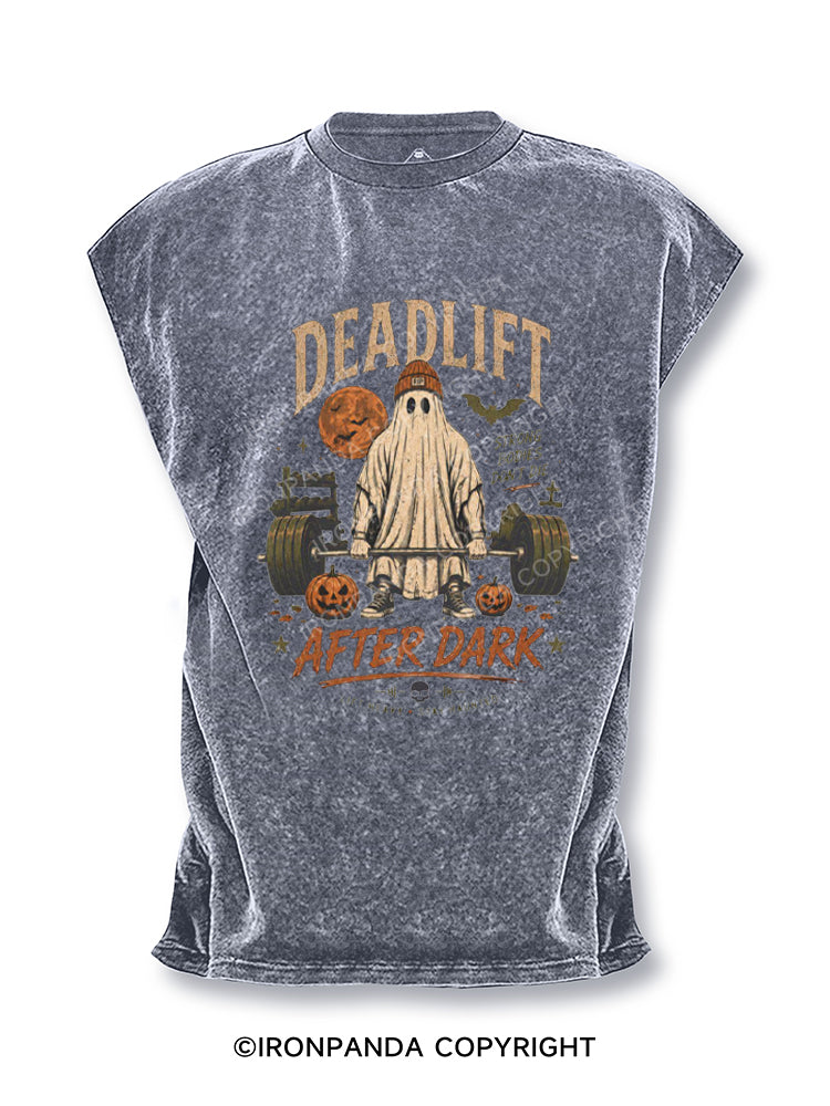 Deadlift After Dark Ghost Cut Off Tank