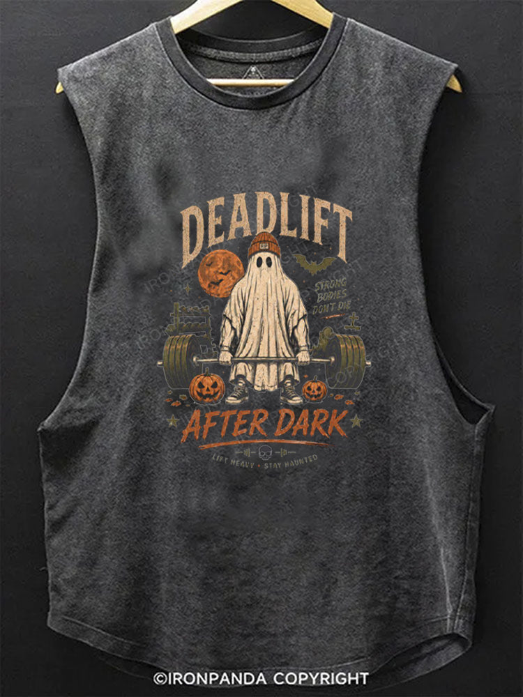Deadlift After Dark Ghost SCOOP BOTTOM COTTON TANK