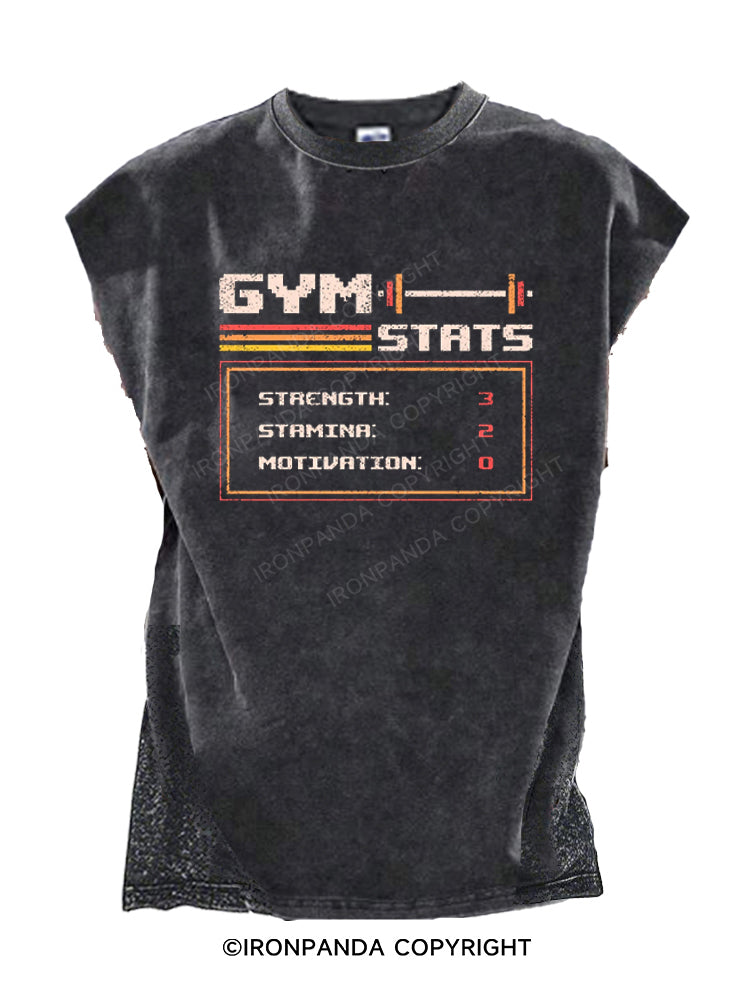 Gym Stats Cut Off Tank
