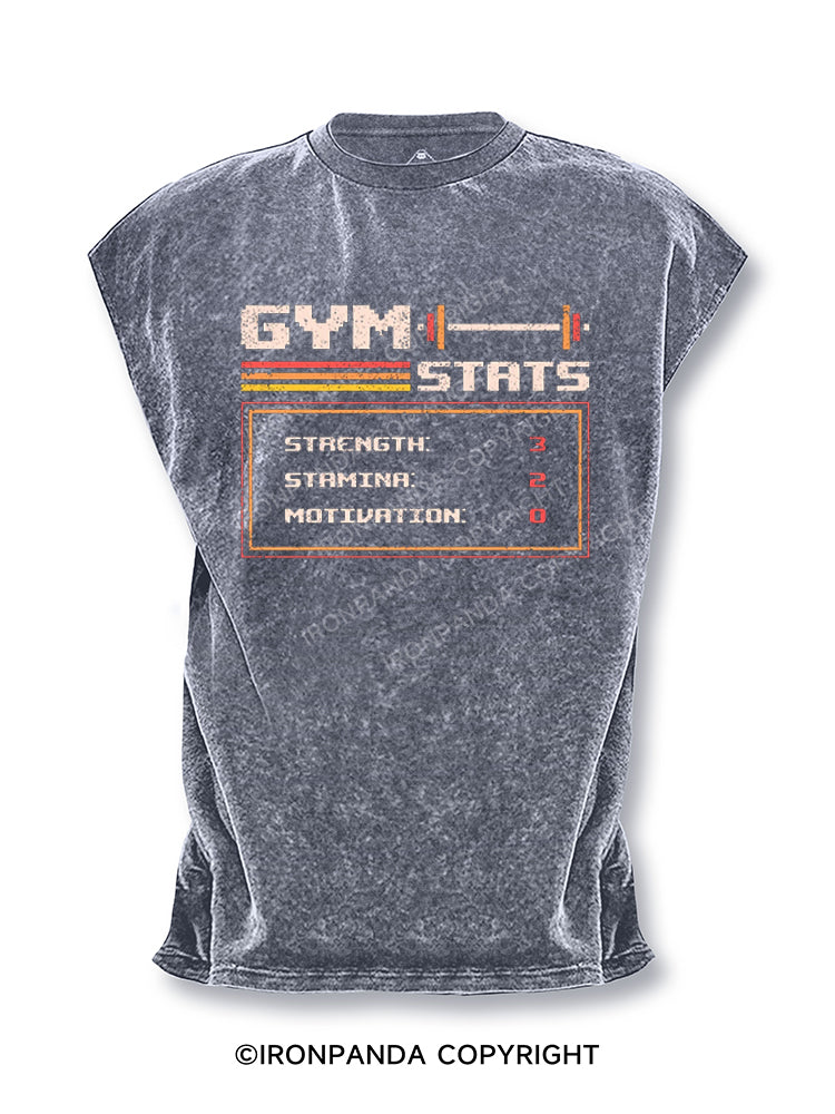 Gym Stats Cut Off Tank