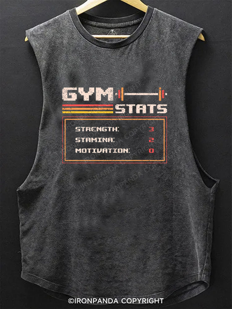 Gym Stats SCOOP BOTTOM COTTON TANK