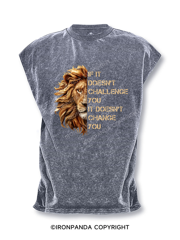 if it doesnt challenge you motivational training Cut Off Tank