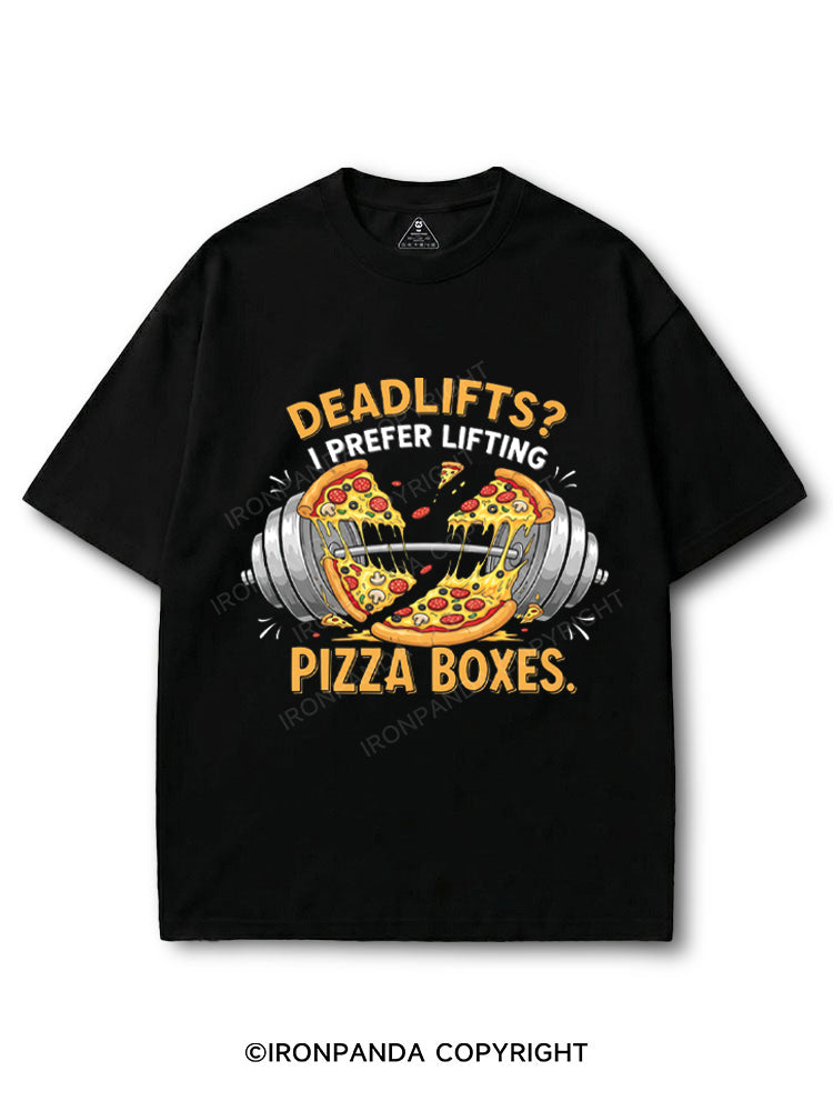 Deadlifts? I Prefer Lifting Pizza Boxes COTTON PUMP COVER