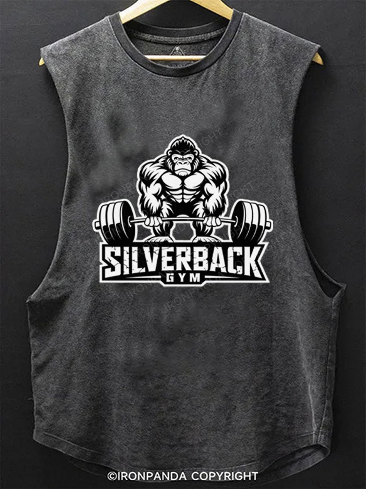 Silverback Gym Gorilla Weightlifting SCOOP BOTTOM COTTON TANK
