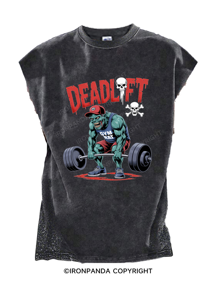 Zombie Funny Deadlift Cut Off Tank