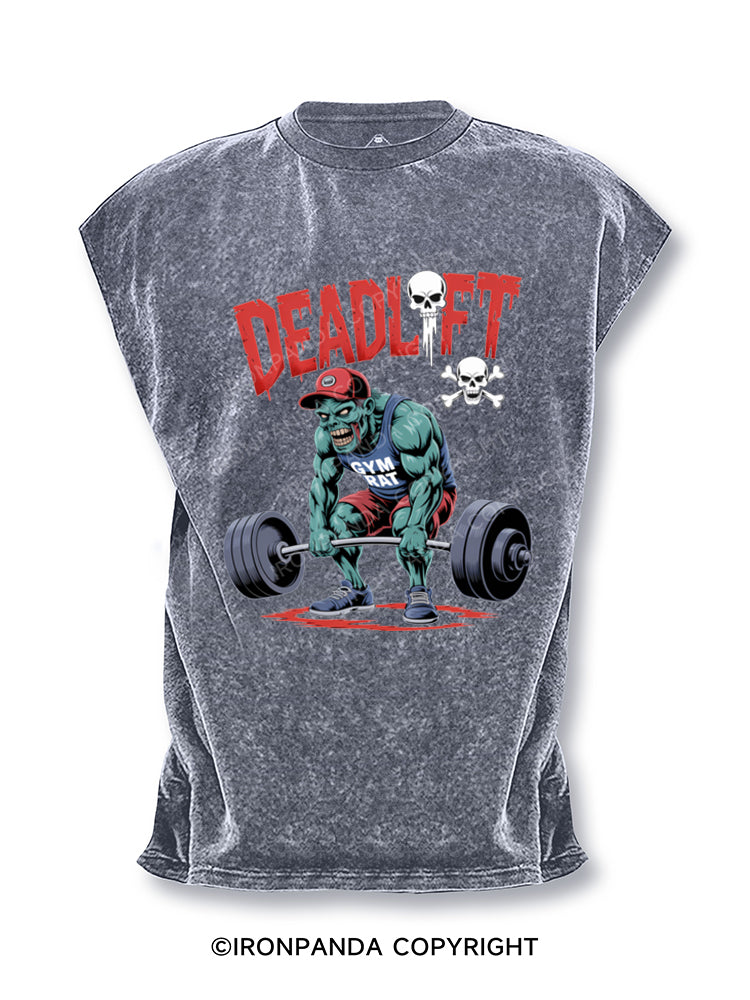 Zombie Funny Deadlift Cut Off Tank