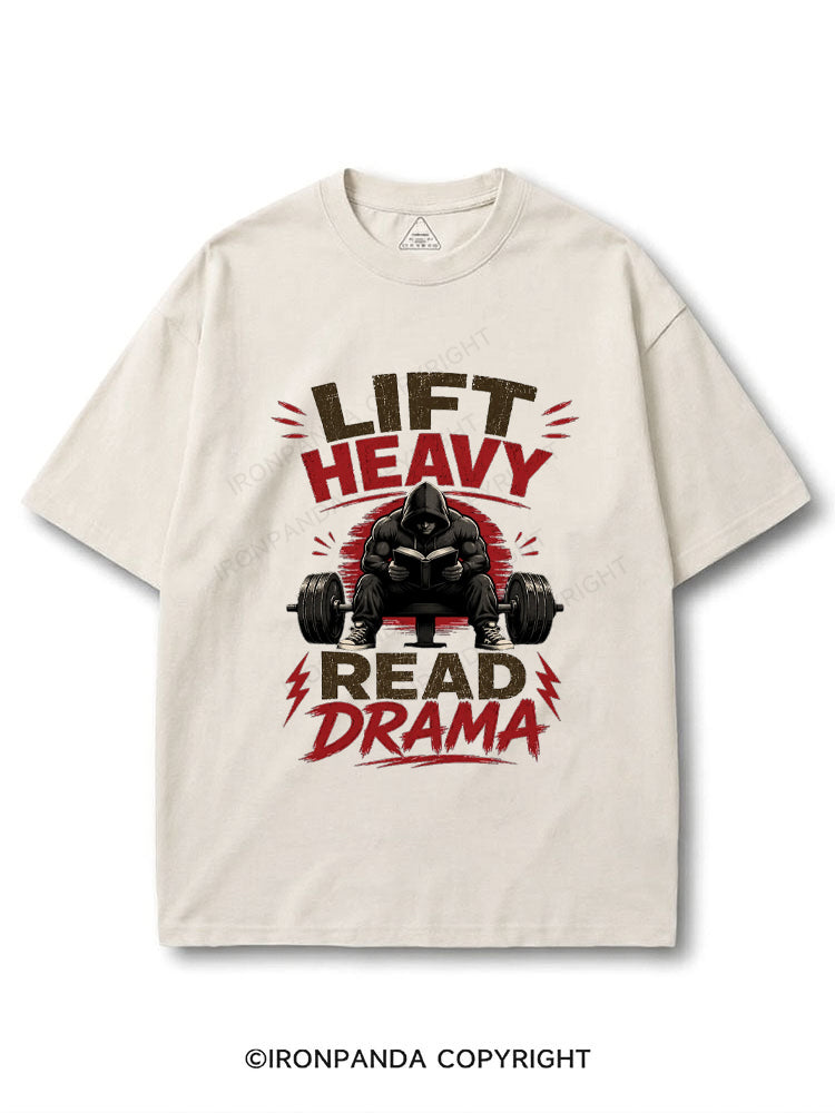 Lift Heavy Read Drama COTTON PUMP COVER