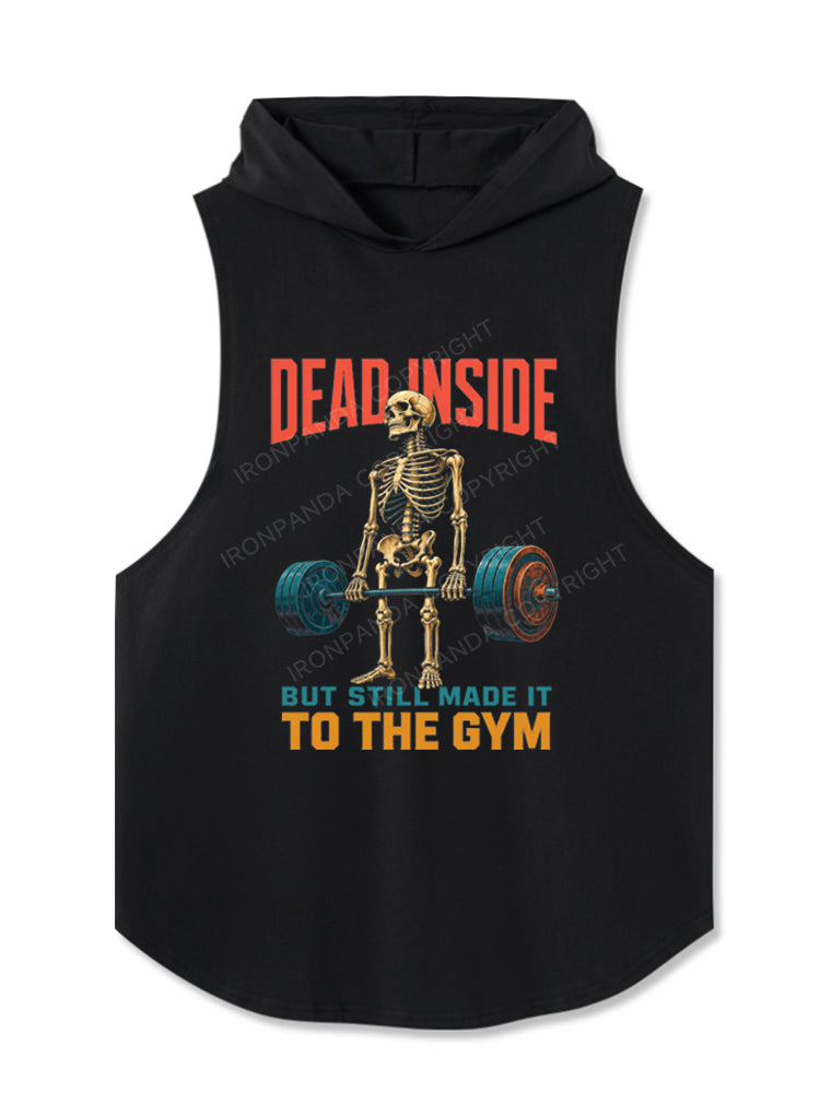 Dead Inside but Still Made It Skeleton Hooded Tank