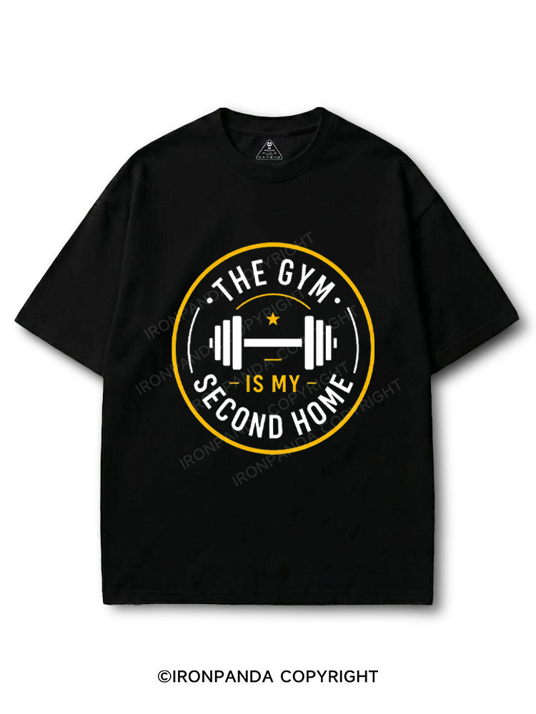 The Gym Is My Second Home COTTON PUMP COVER