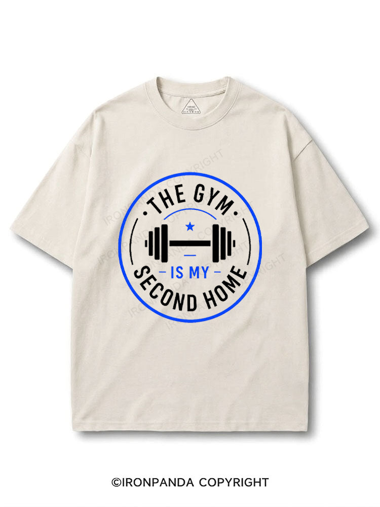 The Gym Is My Second Home COTTON PUMP COVER