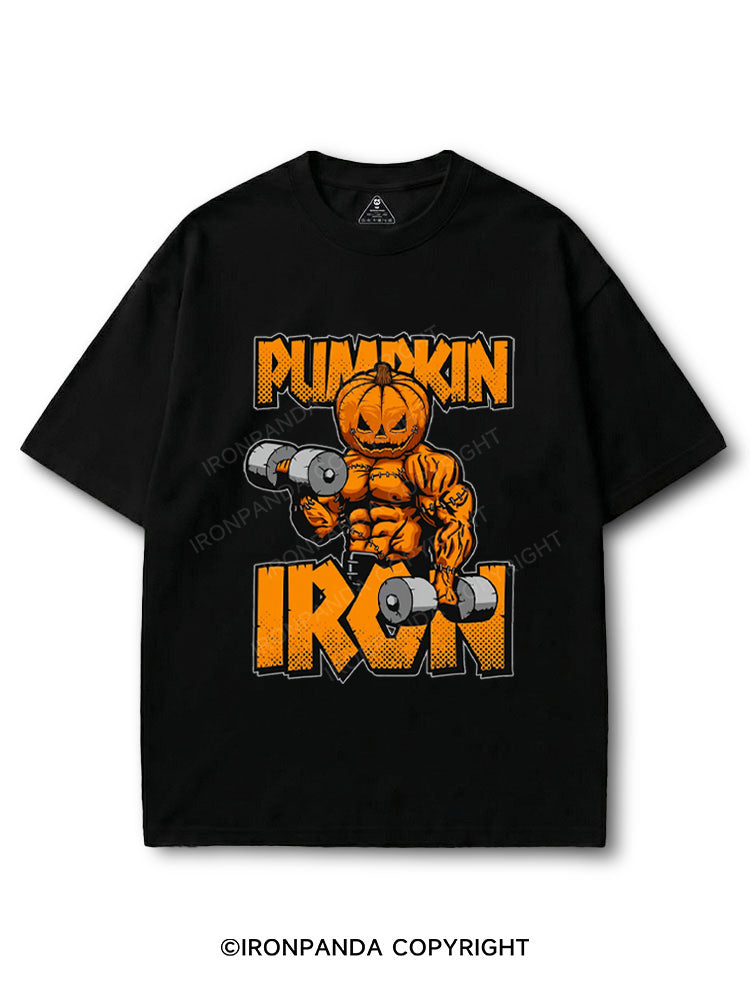 Halloween Workout Pumpkin Iron COTTON PUMP COVER