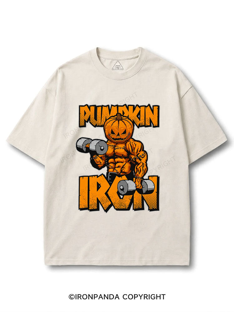Halloween Workout Pumpkin Iron COTTON PUMP COVER