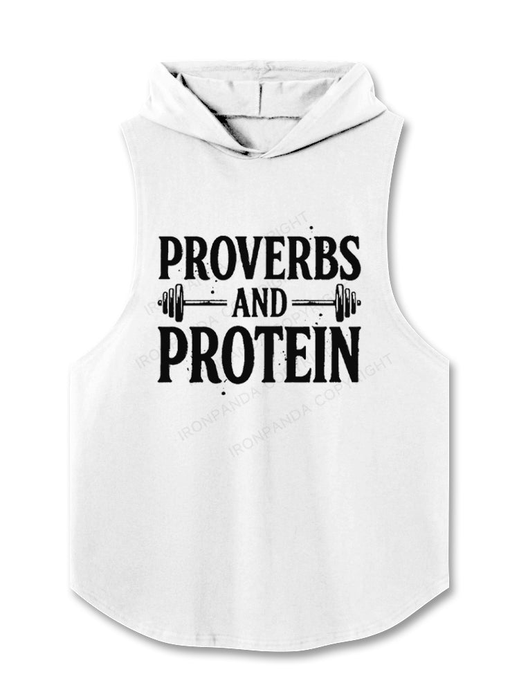Proverbs and Protein Hooded Tank