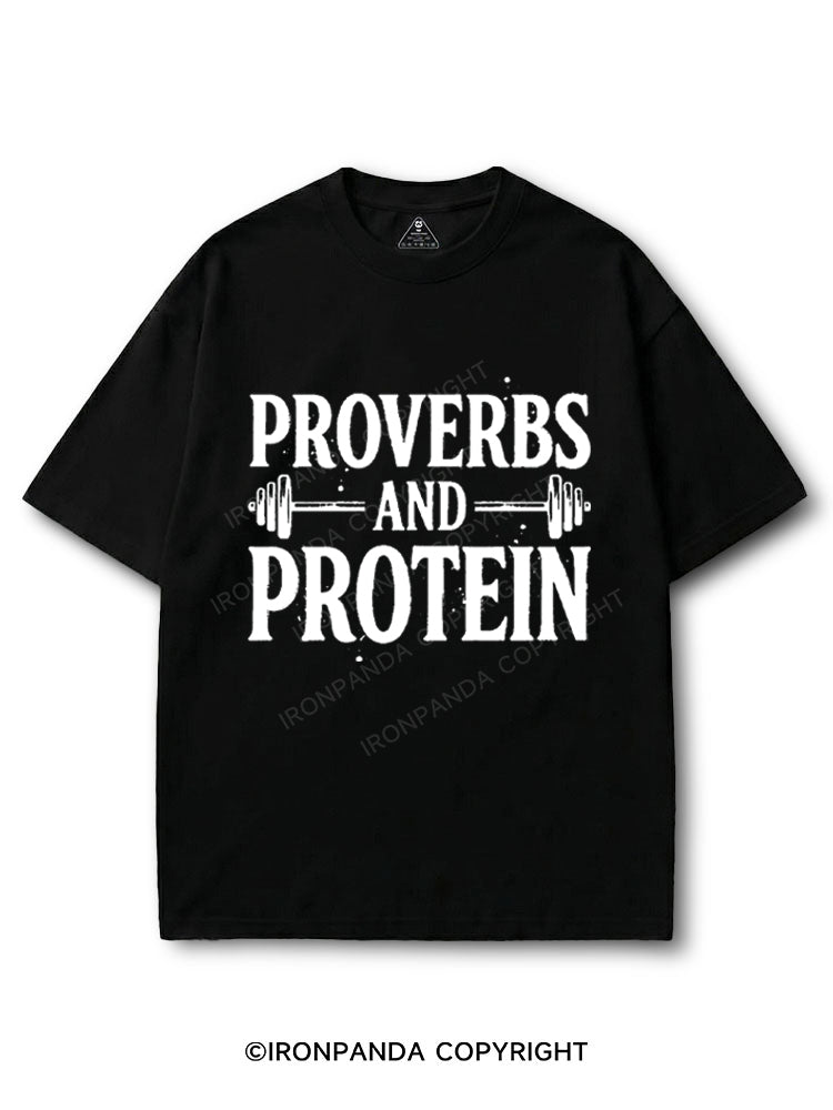 Proverbs and Protein COTTON PUMP COVER