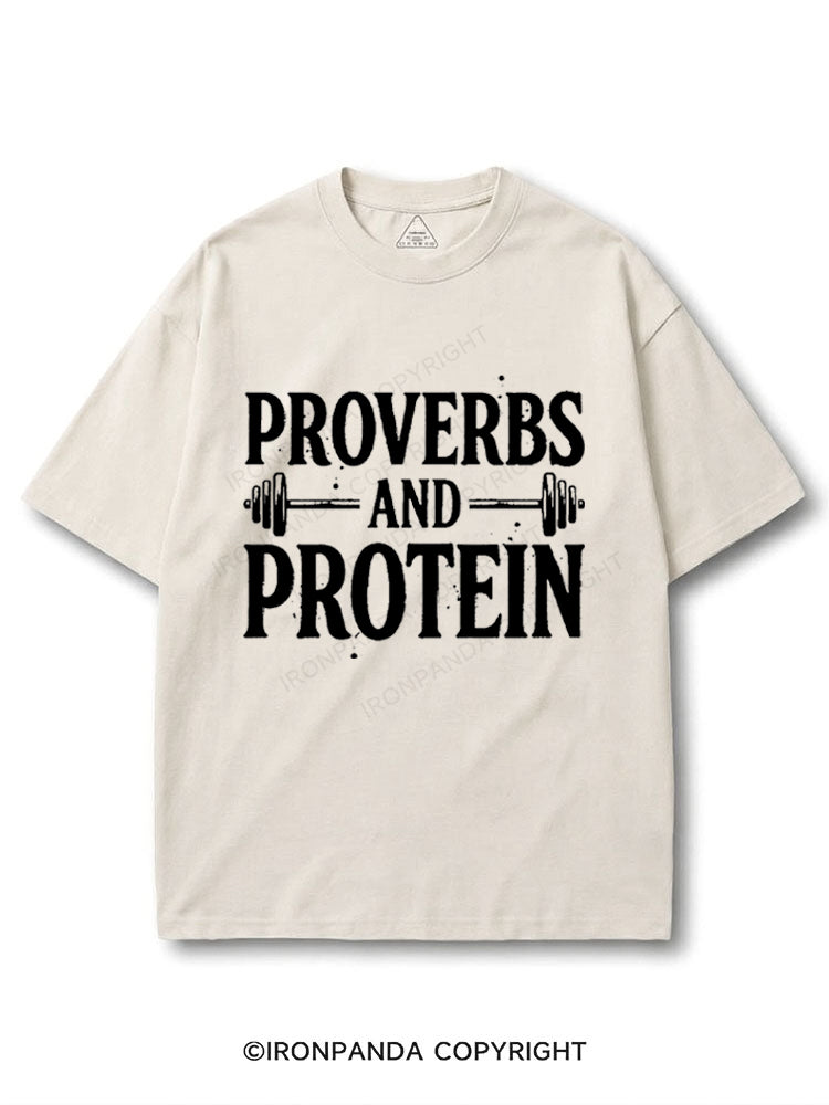 Proverbs and Protein COTTON PUMP COVER