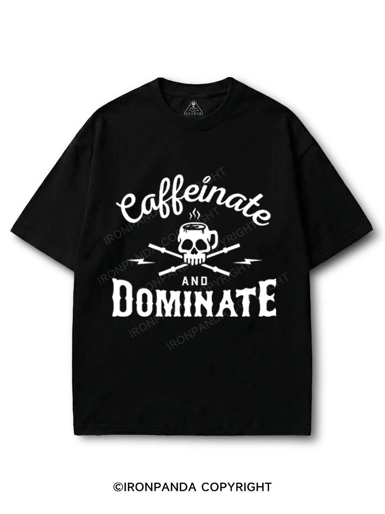 Caffeinate And Dominate COTTON PUMP COVER