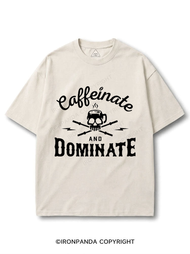 Caffeinate And Dominate COTTON PUMP COVER