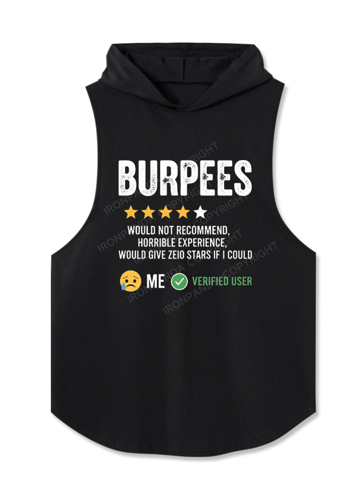 BURPEES Star Rating Review ME VERIFIED USER Hooded Tank