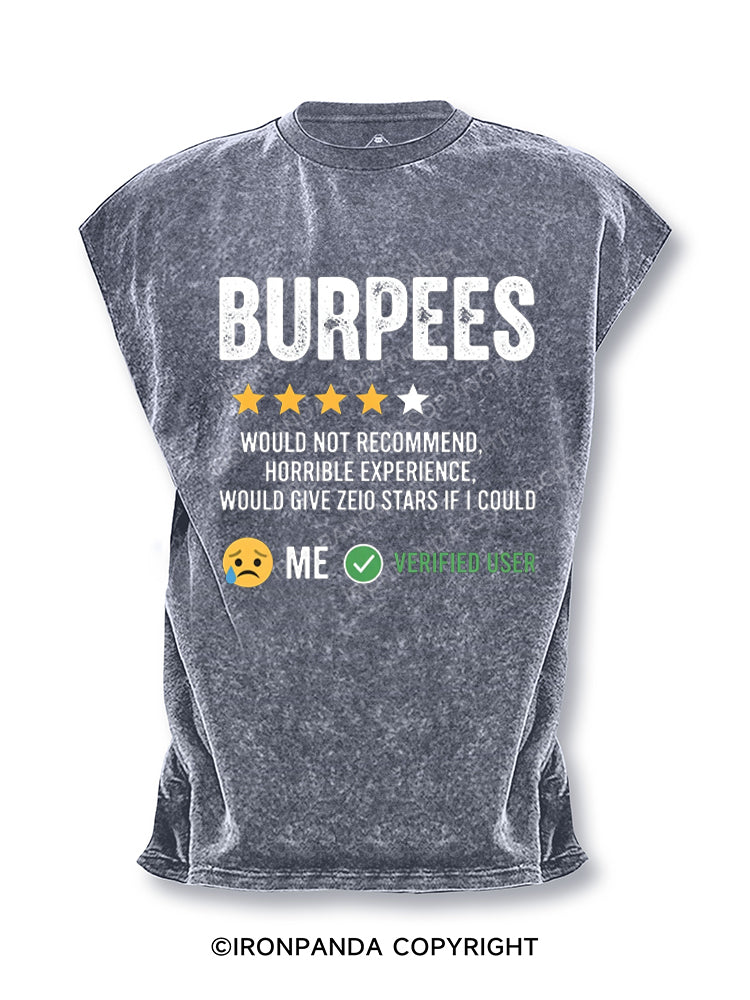 BURPEES Star Rating Review ME VERIFIED USER Cut Off Tank