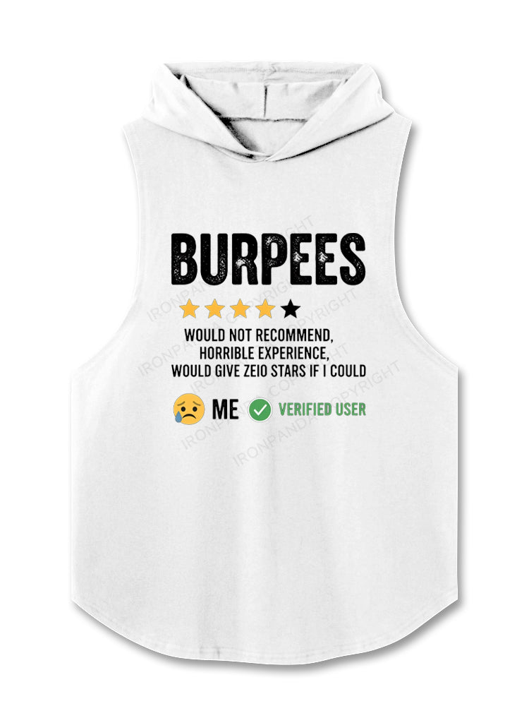 BURPEES Star Rating Review ME VERIFIED USER Hooded Tank