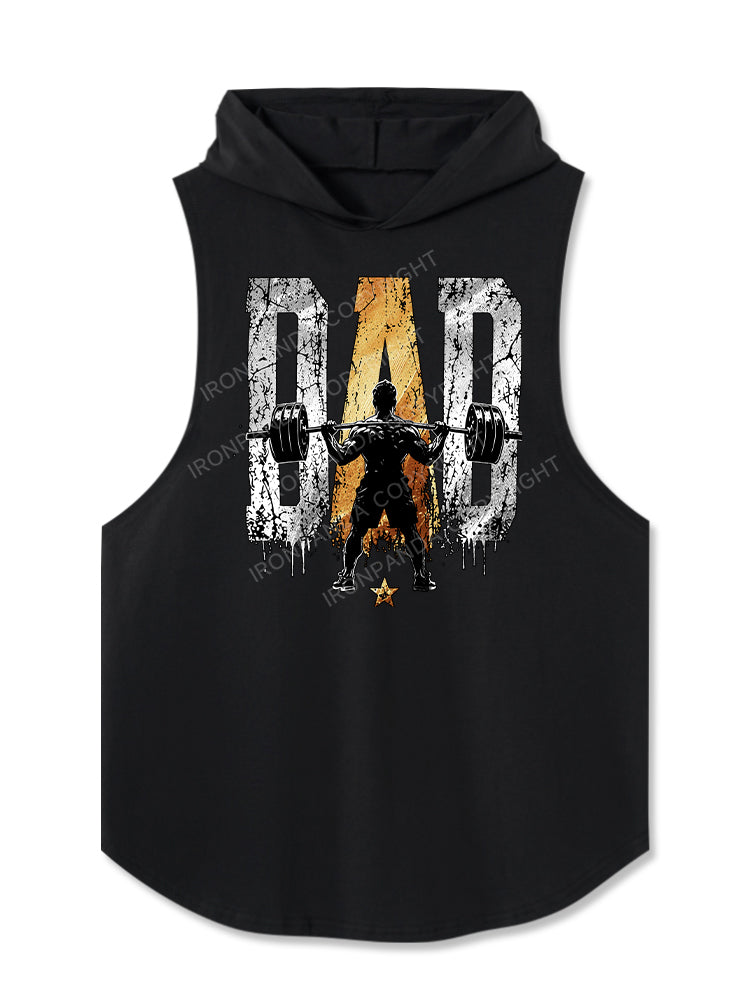 Dad Lifting Hooded Tank