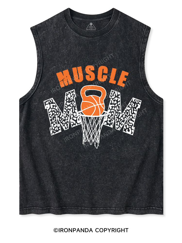 Muscle Mom Washed Tank