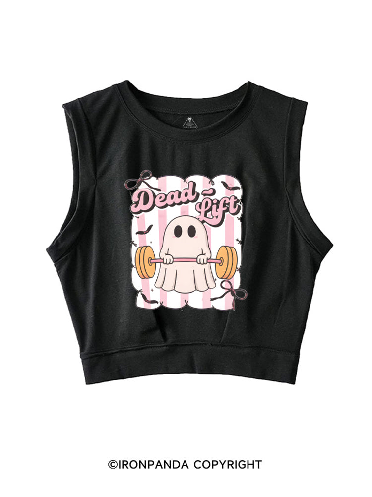 Cute Ghost Lifting SLEEVELESS CROP TOPS