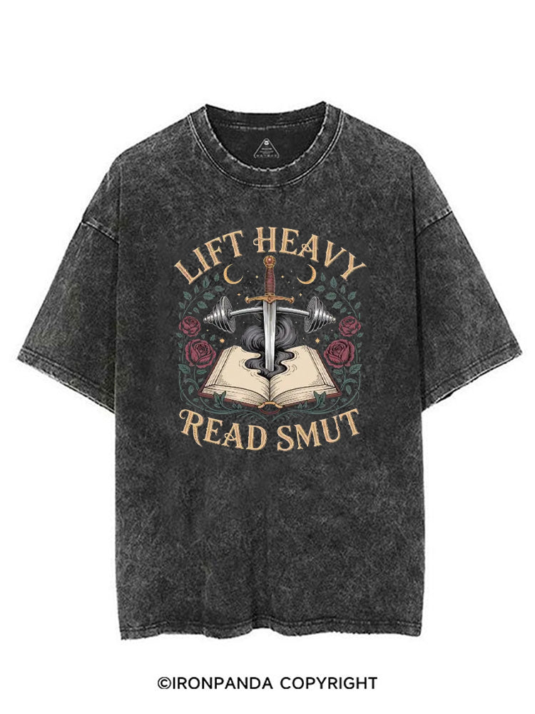Lift Heavy Read Smut Gym Romance Reader VINTAGE GYM SHIRT