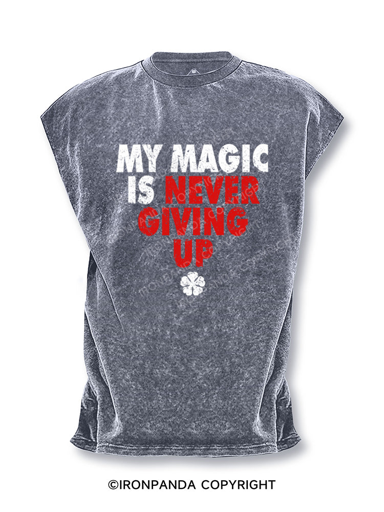 My Magic is Never Giving Up Cut Off Tank