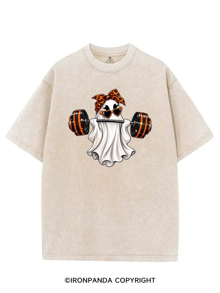 HALLOWEEN GLAM SPARKLE BOOTY BUILDER VINTAGE GYM SHIRT